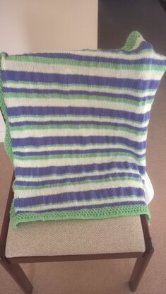All About Stripes Baby Blanket by WarmLinX
