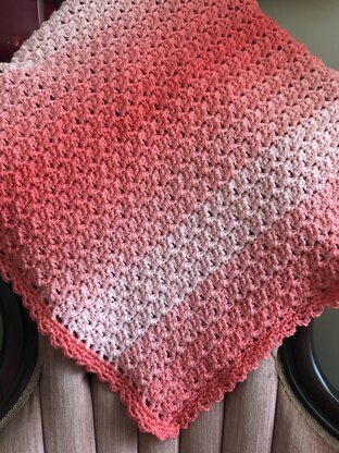 EASY BEGINNER'S Primrose Baby Blanket