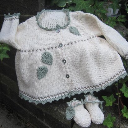 Fearne - Baby Jacket and Booties