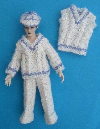 HMC50 Cricket whites outfit for the dolls house