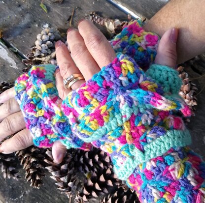 Learius fingerless gloves