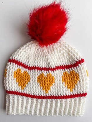 Hearts Hat