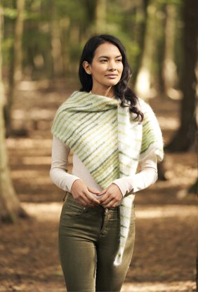 Triangular Shawl in Rowan Kidsilk Haze - Downloadable PDF