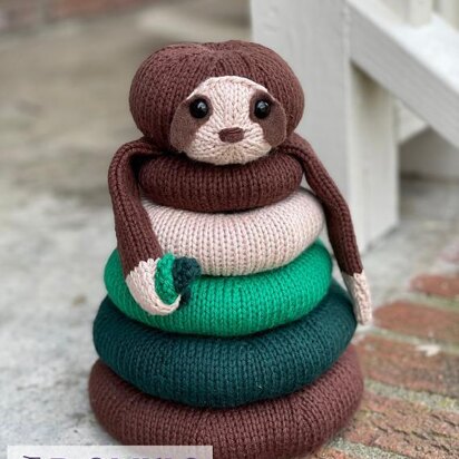 Sloth Stacking Ring Toy