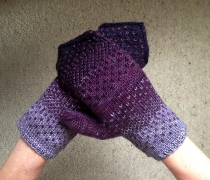 Purple Rain Mittens