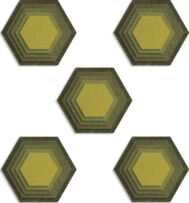 Sizzix Thinlits Dies By Tim Holtz - Stacked Tiles, Hexagons