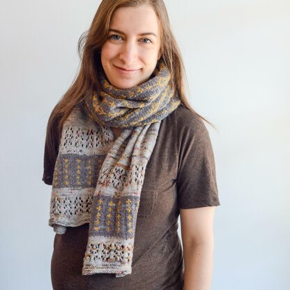 Hollyhock Scarf