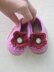 Pink baby shoes