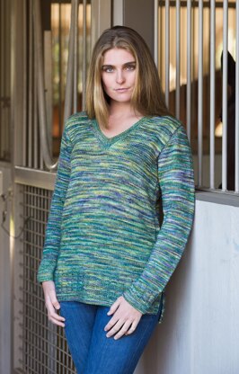 Franconia Top-Down Pullover #B119