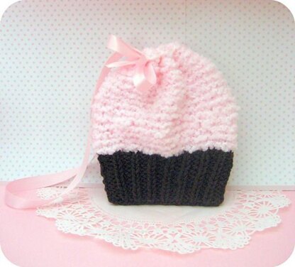 Simple Knit Cupcake Purse Pattern