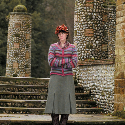 Wentworth Cardigan in Rowan Kidsilk Haze - ZM72-00040-DEP - Downloadable PDF