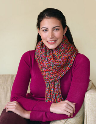 Mountain View Scarf in Lion Brand Hometown USA - L0432B