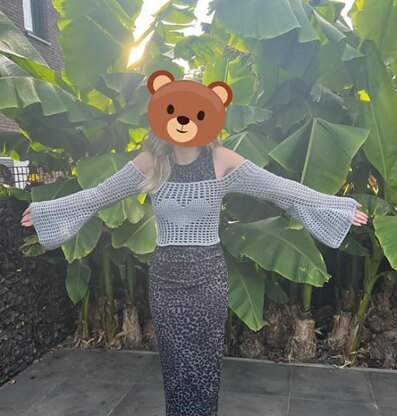 Mesh Heart Top
