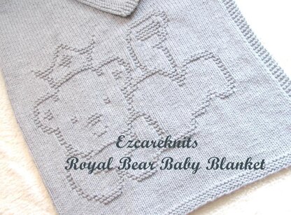 Royal Bear Baby Blanket