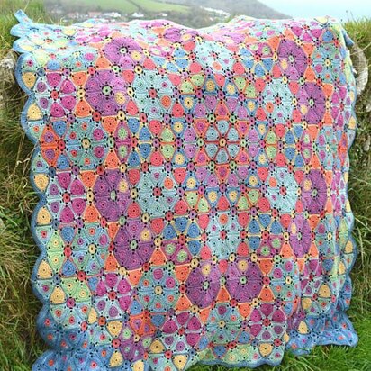 Kaleidoscope Afghan/Blanket