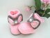 Pattern Newborn Baby Girl Baby Shoes and Beanie