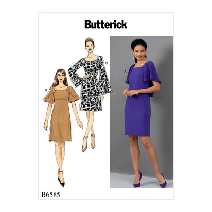 Butterick Misses' Dress B6585 - Sewing Pattern