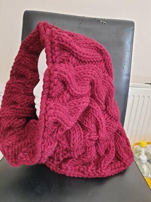 Easy Peasy Snood - Super Chunky Cabled