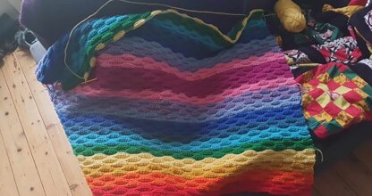 Rainbow blanket