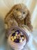 Loppy the Baby Lop Eared Bunny plus basket