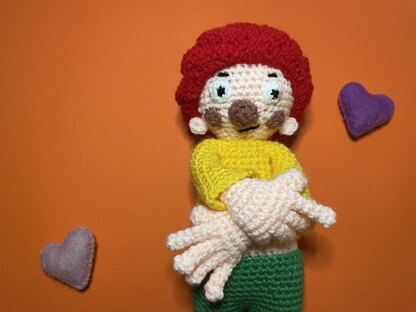 Frecher Kobold amigurumi doll