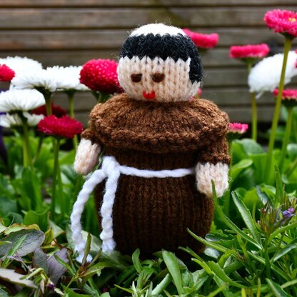 Medieval Monk Doll Knitting Pattern - Toy Knitting Pattern