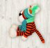 Tiger Knitting Pattern, Knitted Tiger, Animal Knitting Pattern