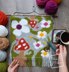 'Shrooms and Blooms Wall Hanging