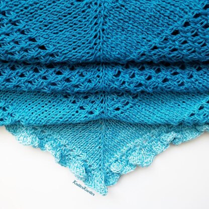 Ruffled Waters Shawl