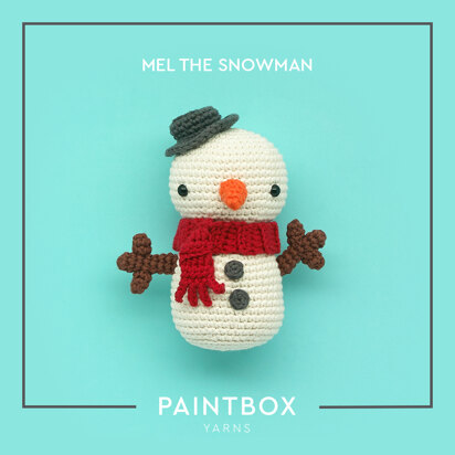 Paintbox Yarns Mel the Snowman PDF (Free)