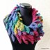 Easy Crochet Scarf Multicolor Carnival