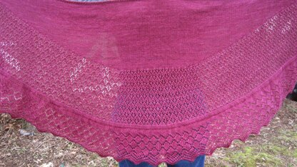 Night Sky Wide Wingspan Shawl