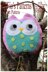 Crochet Pattern owl pillow  #321