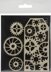 Artdeco Creations Couture Creations Steampunk Dreams Chipboard 4/Pkg - Tag & Gears