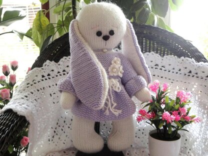 Pattern Knitted Bunny