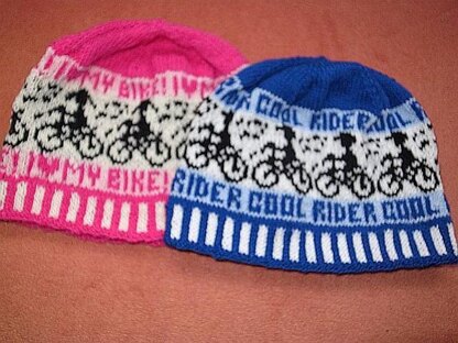 Boy bike rider beanie