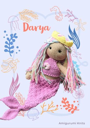 Knitting Mermaid. Dion The Princess Sea