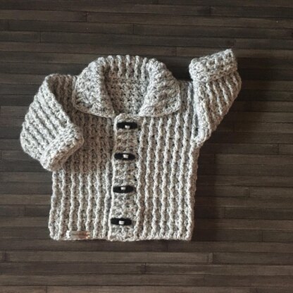 Theo Cardigan Hat and Booties Set Newborn - 10 Years