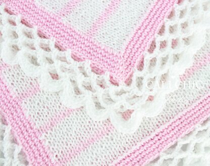 Crystal Lace Baby Blanket #68