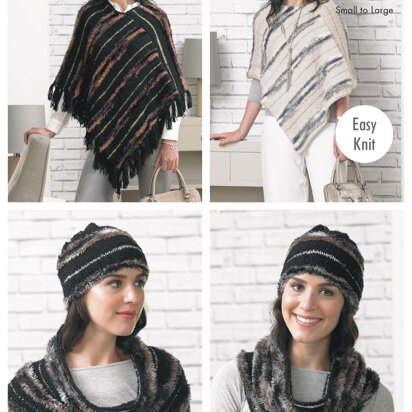 Poncho’s, Hat & Snood in King Cole Urban - 4326 - Downloadable PDF