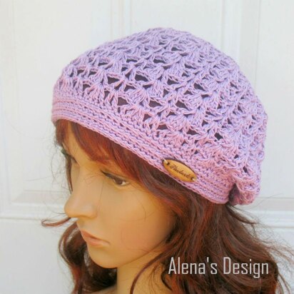 Lace Slouchy Beanie