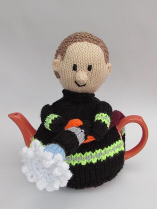 Firefighter Tea Cosy Knitting Pattern