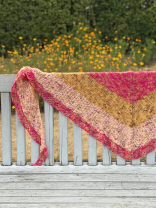 Fading Brightness Shawl