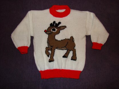 Christmas Rudolph Reindeer Jumper #1