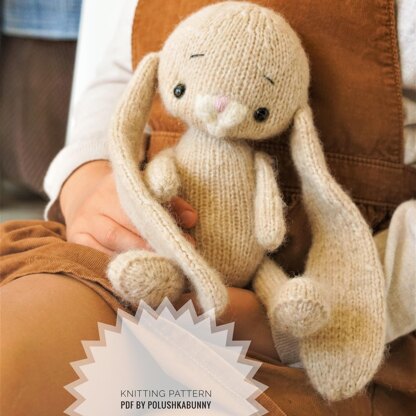 Knitting Pattern Little Bunny toy