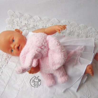 Elephant for small babies - knitting pattern
