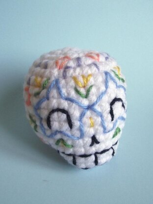 Maurice the sugar skull amigurumi