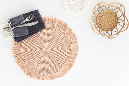 Boho Crochet Coasters + Placemats