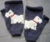 Scottie Dog fingerless gloves