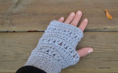 Crochet Fingerless Mittens - Audrey Fingerless Mittens